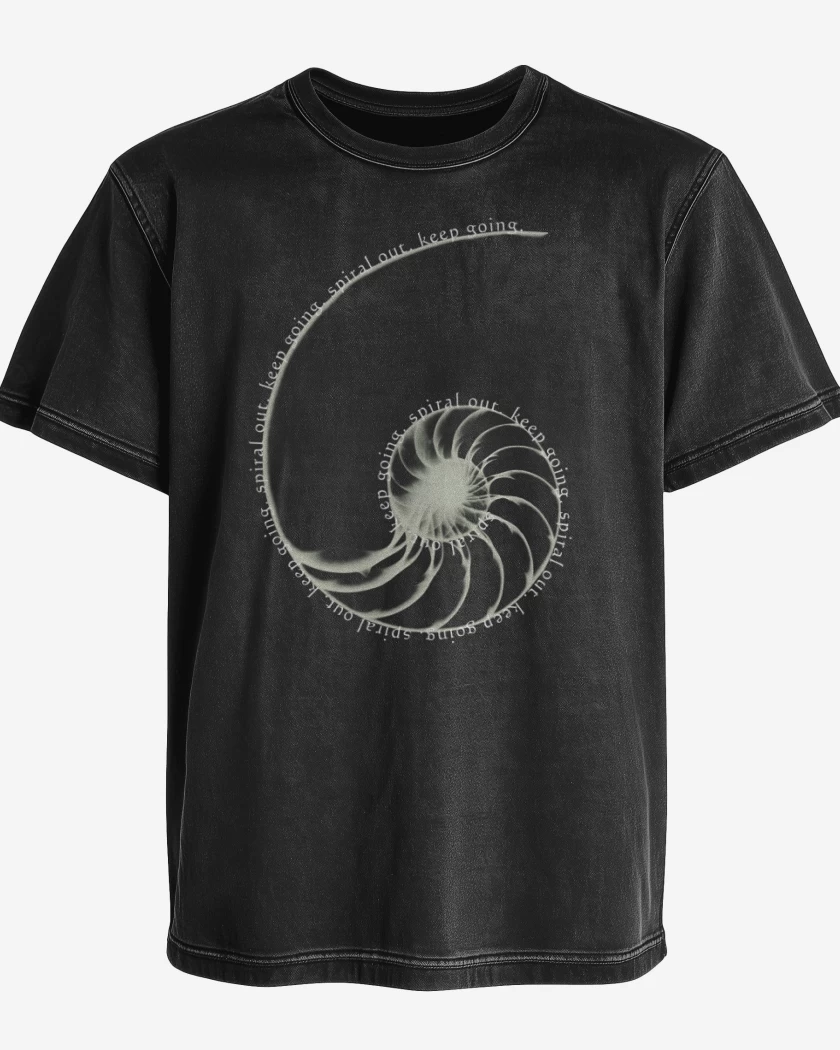 Polera desgastada Spiral Out