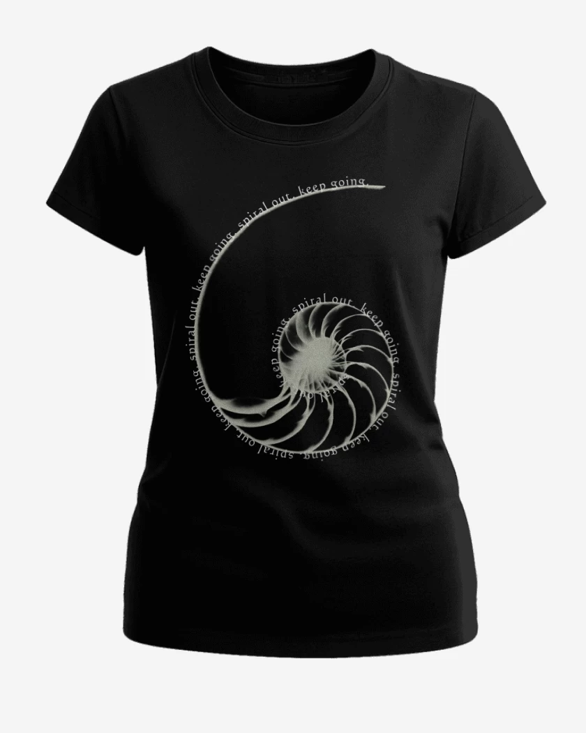 Polera de Mujer Negro de Spiral Out