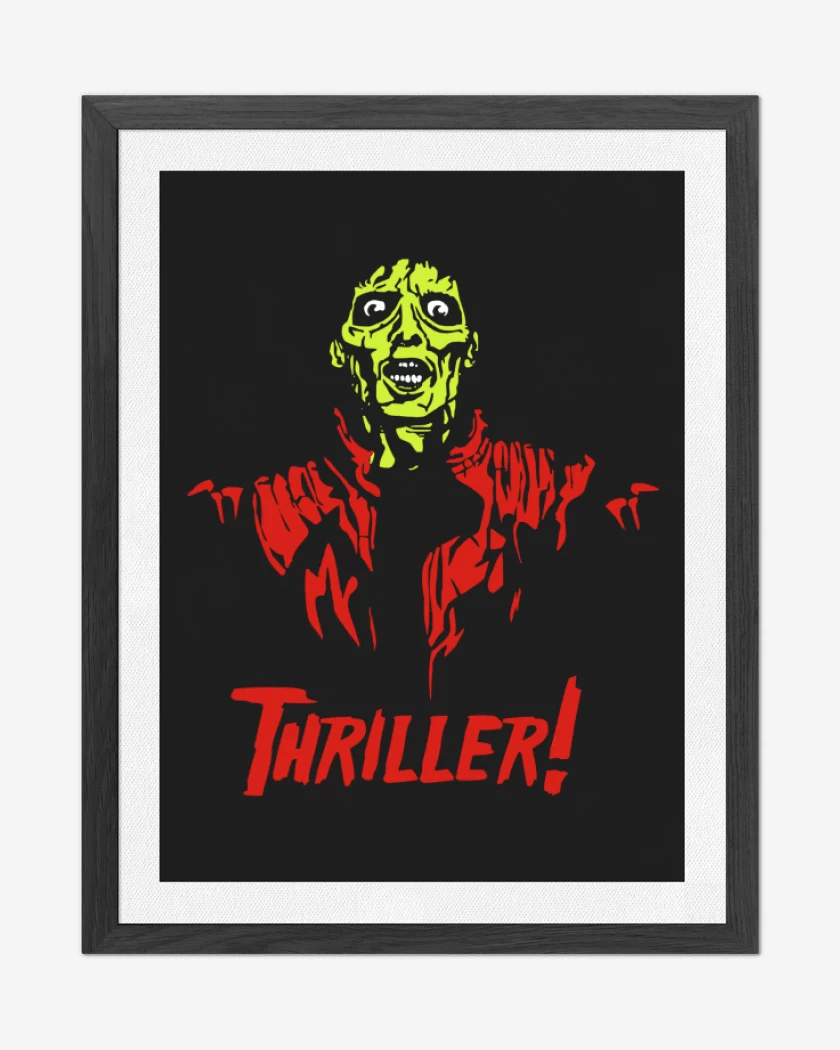 Cuadro decorativo Negro de Thriller 