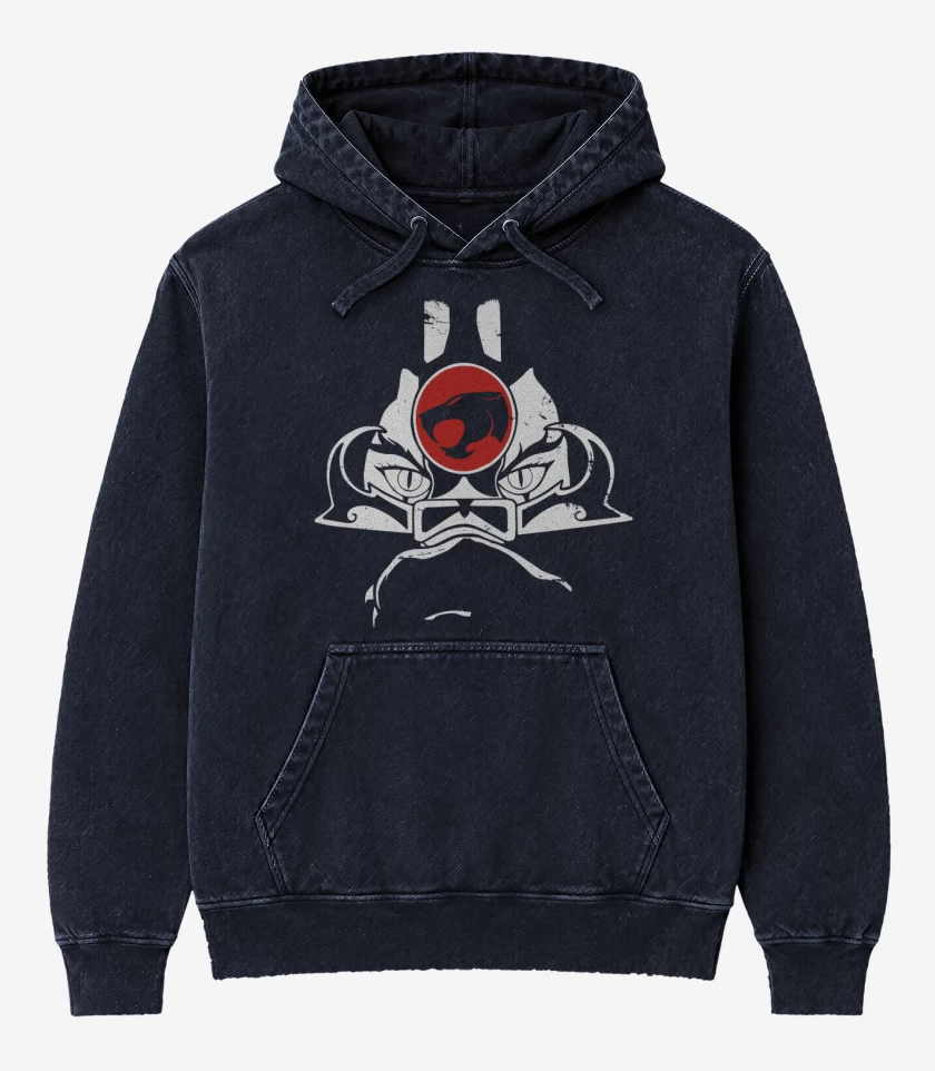 Poleron Canguro Acid Wash Azul Marino de Thundercats 2