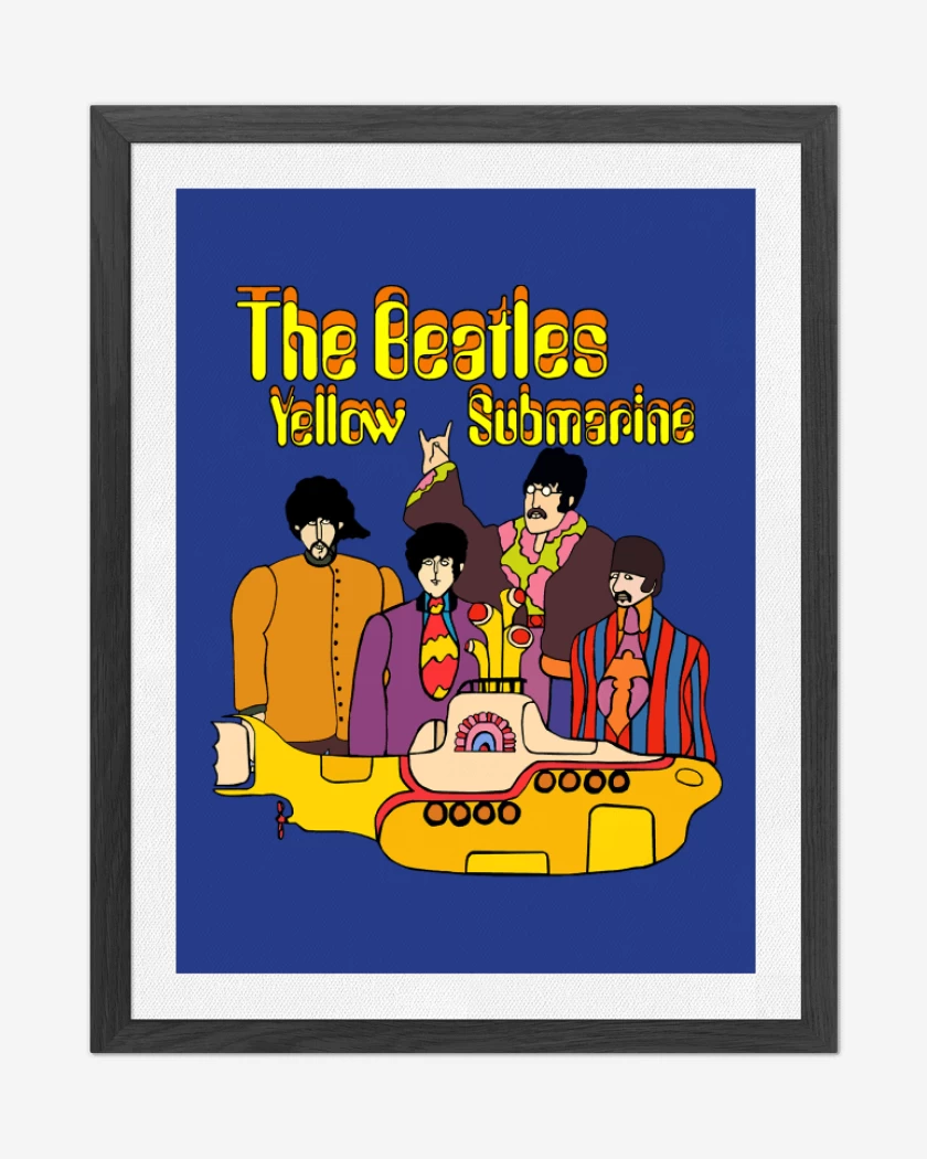 Cuadro decorativo Azul Rey de Yellow Submarine