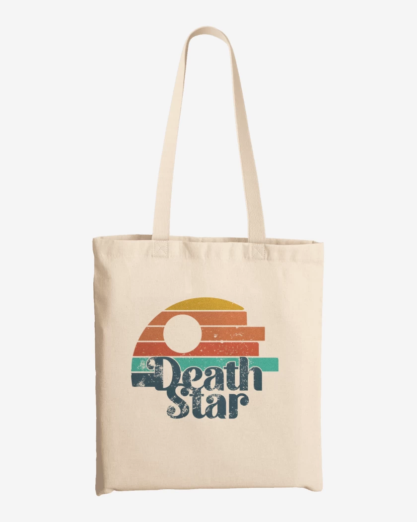 Totebag Death Star Retro