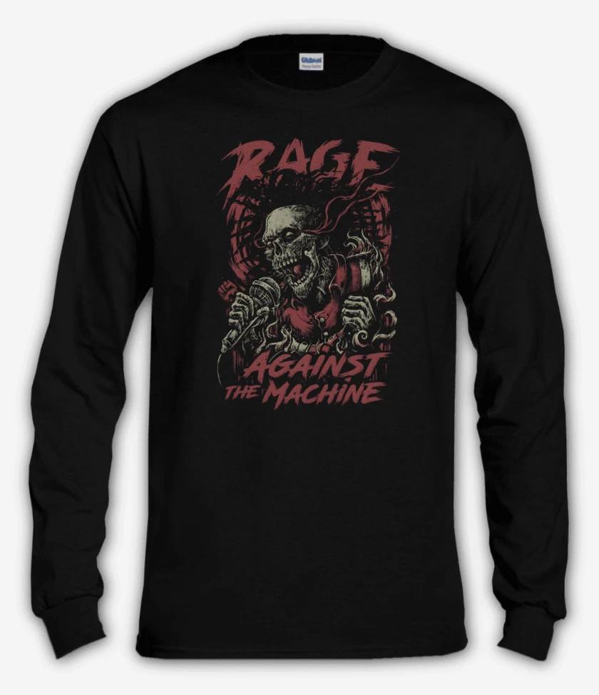 Polera manga larga Negro de De la Rocha