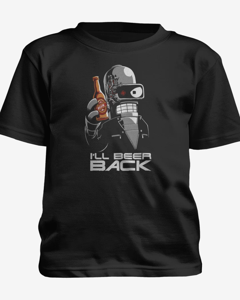 Polera de niño Negro de Ill Beer Back 
