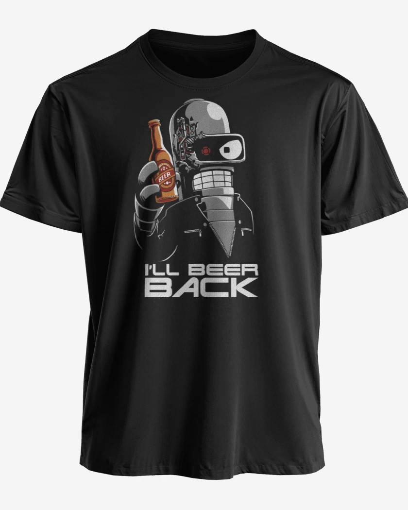 Polera premium Negro de Ill Beer Back 