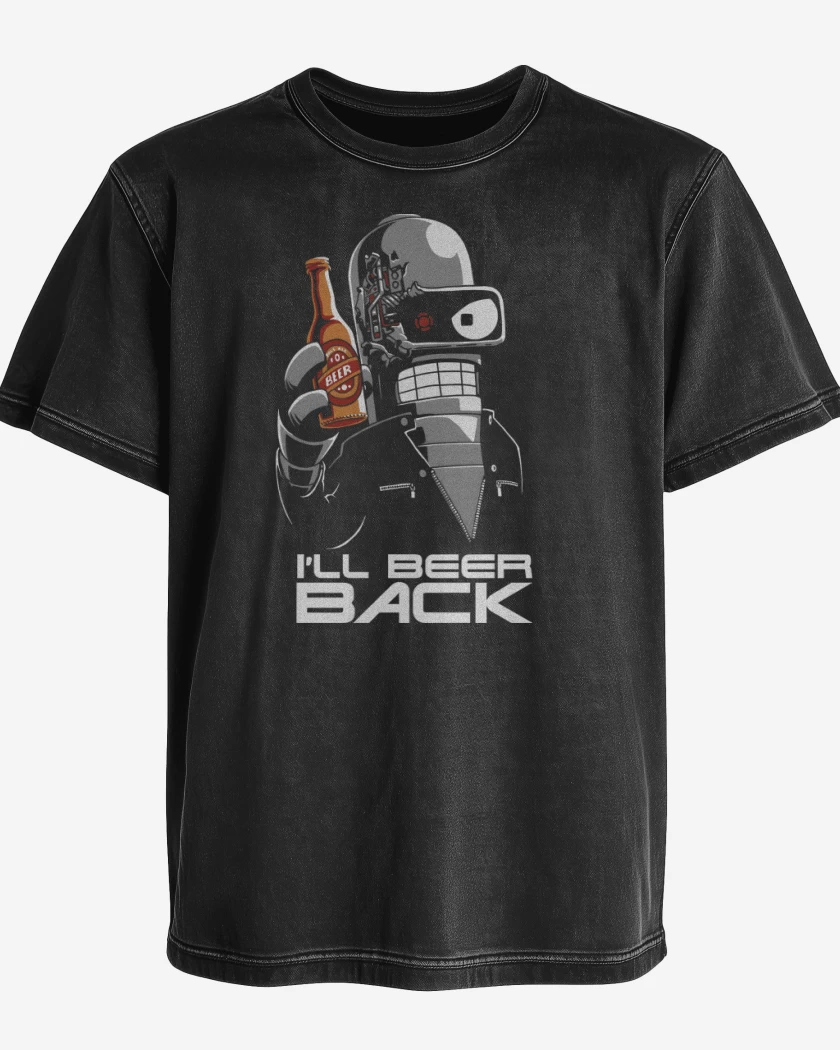 Polera desgastada Ill Beer Back 