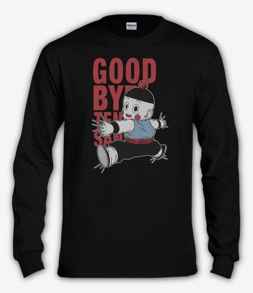 Polera manga larga Negro de Adiós Ten