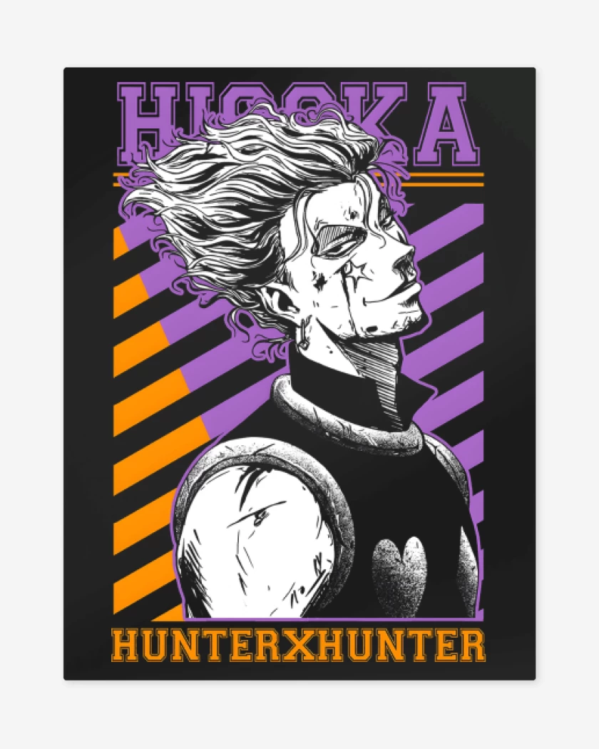 Print metalico Cazador Hisoka