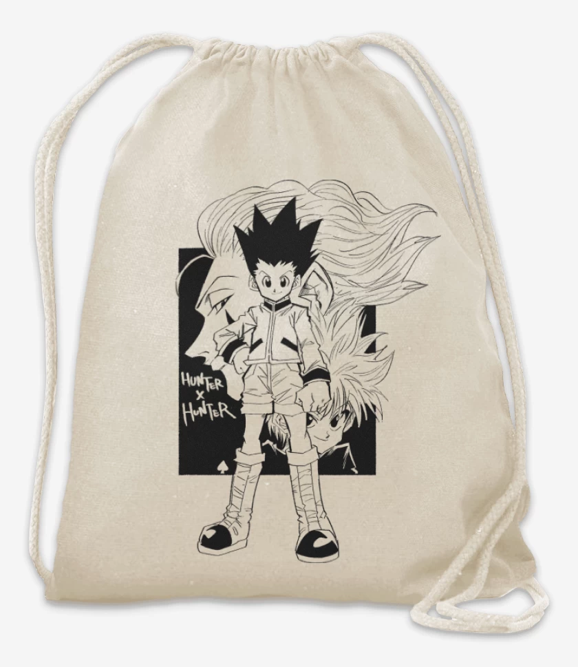 Mochila Blanco de Gon x Kilua x Hisoka