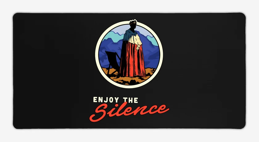 Mouse pad Gamer Enjoy the silence