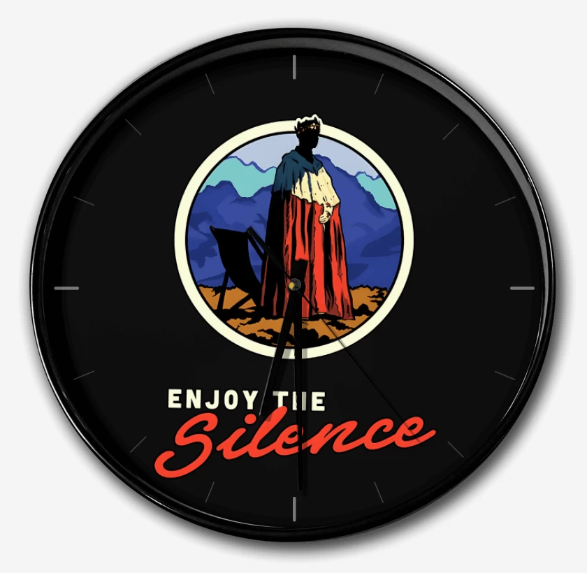 Reloj Negro de Enjoy the silence