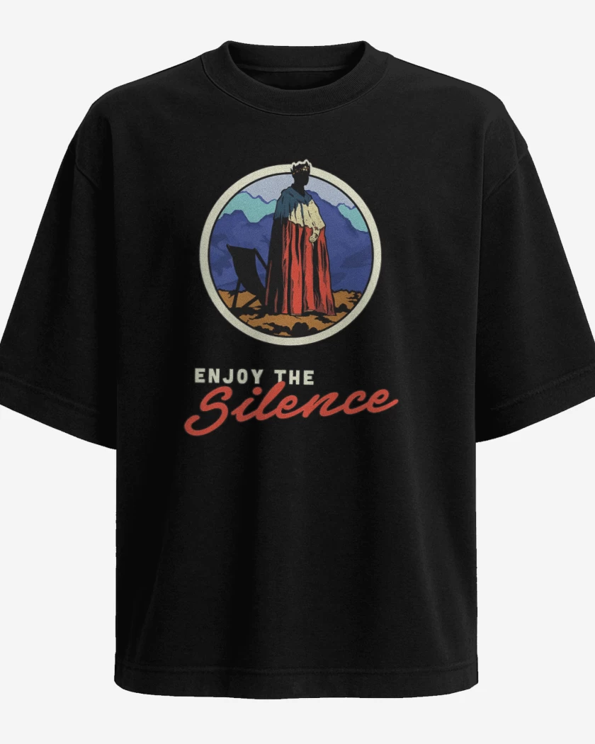 Polera Oversize Enjoy the silence
