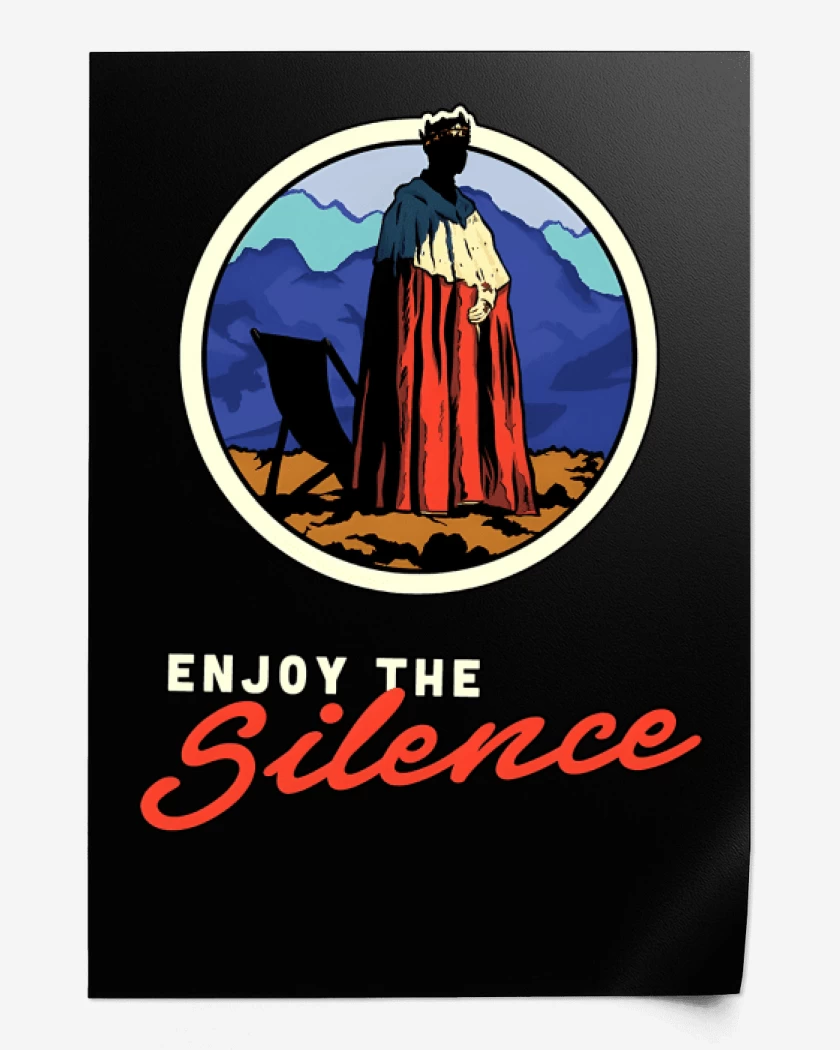 Print Enjoy the silence