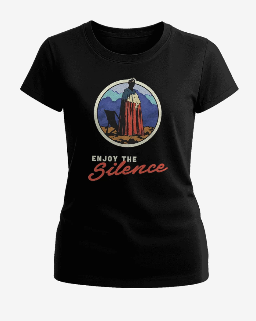 Polera de Mujer Negro de Enjoy the silence