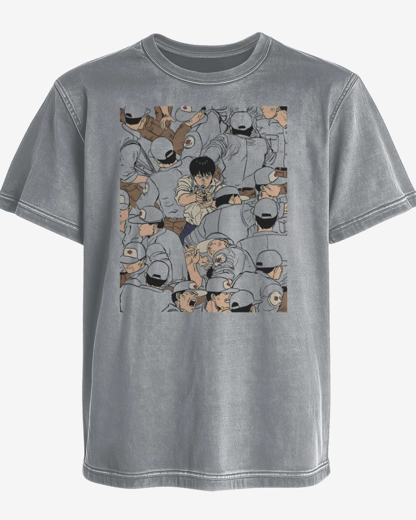 Polera desgastada Neo Tokio III