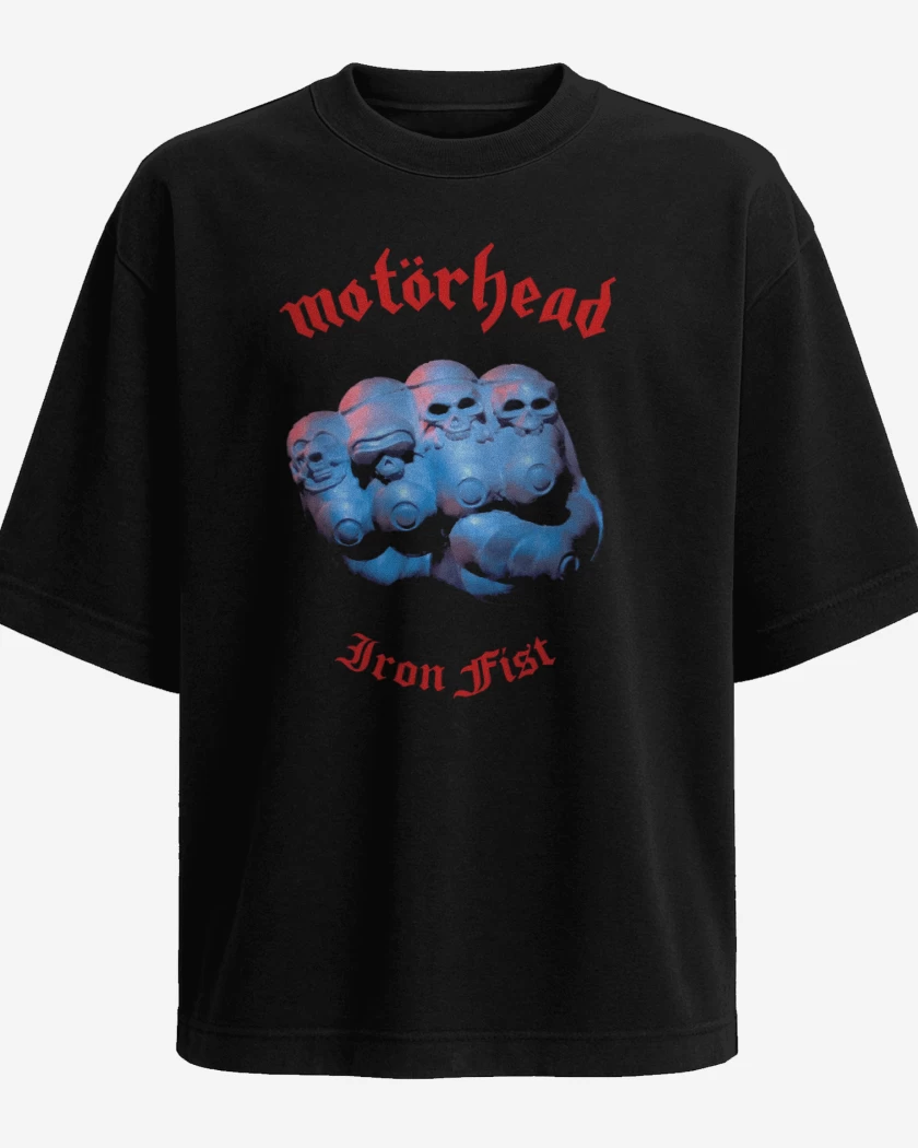 Polera Oversize Negro de Iron Fist 