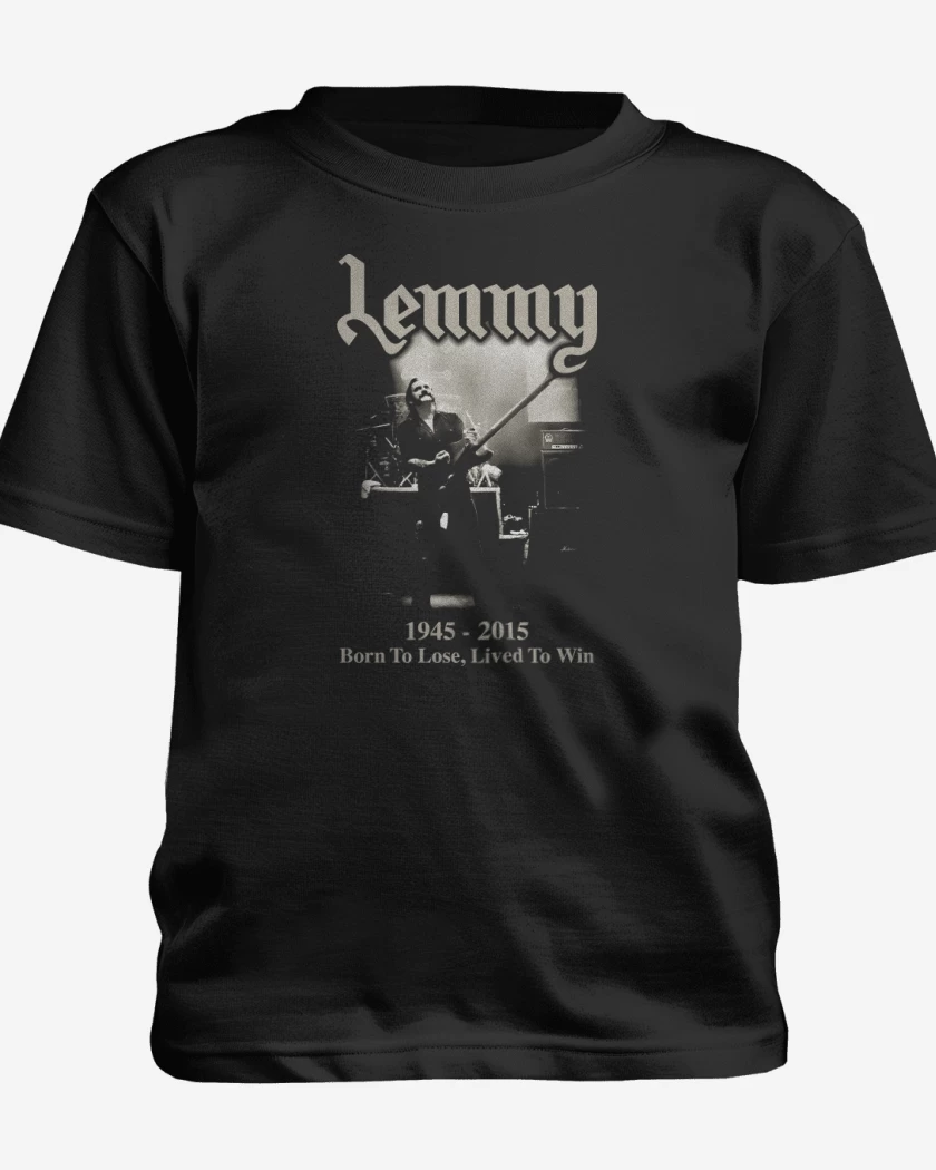 Polera de niño Negro de Lived to Win