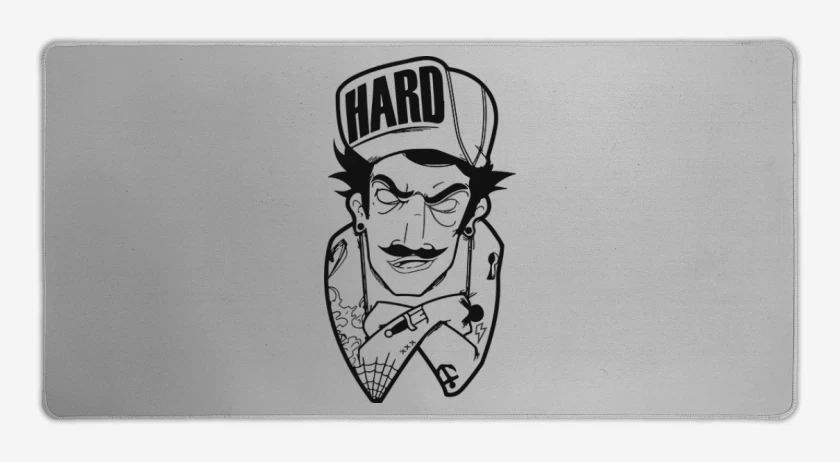 Mouse pad Gamer Gris Melange de Hard