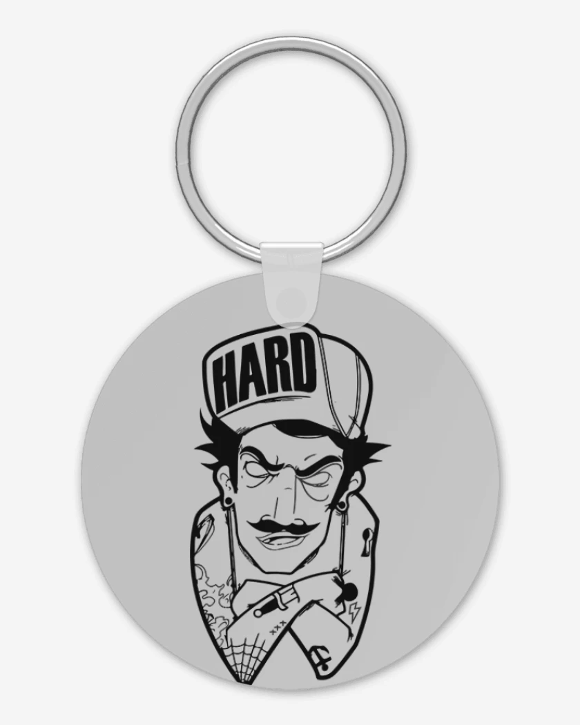 Llavero Gris Melange de Hard