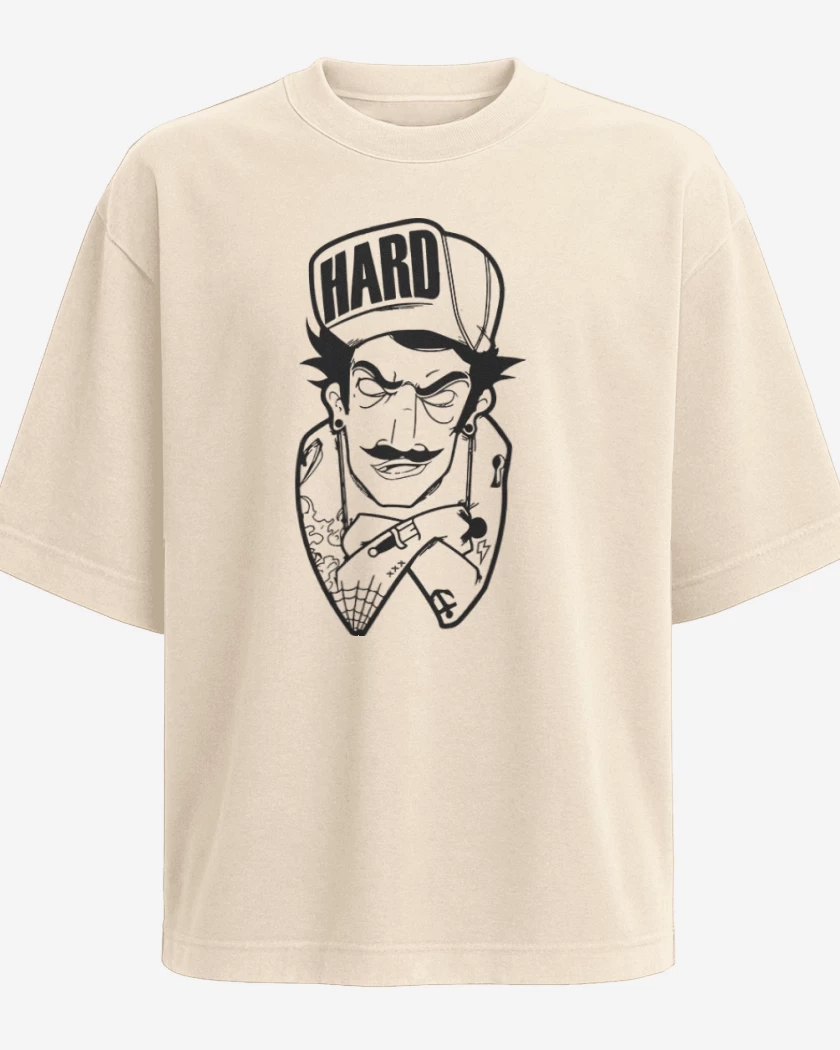 Polera Oversize Beige de Hard