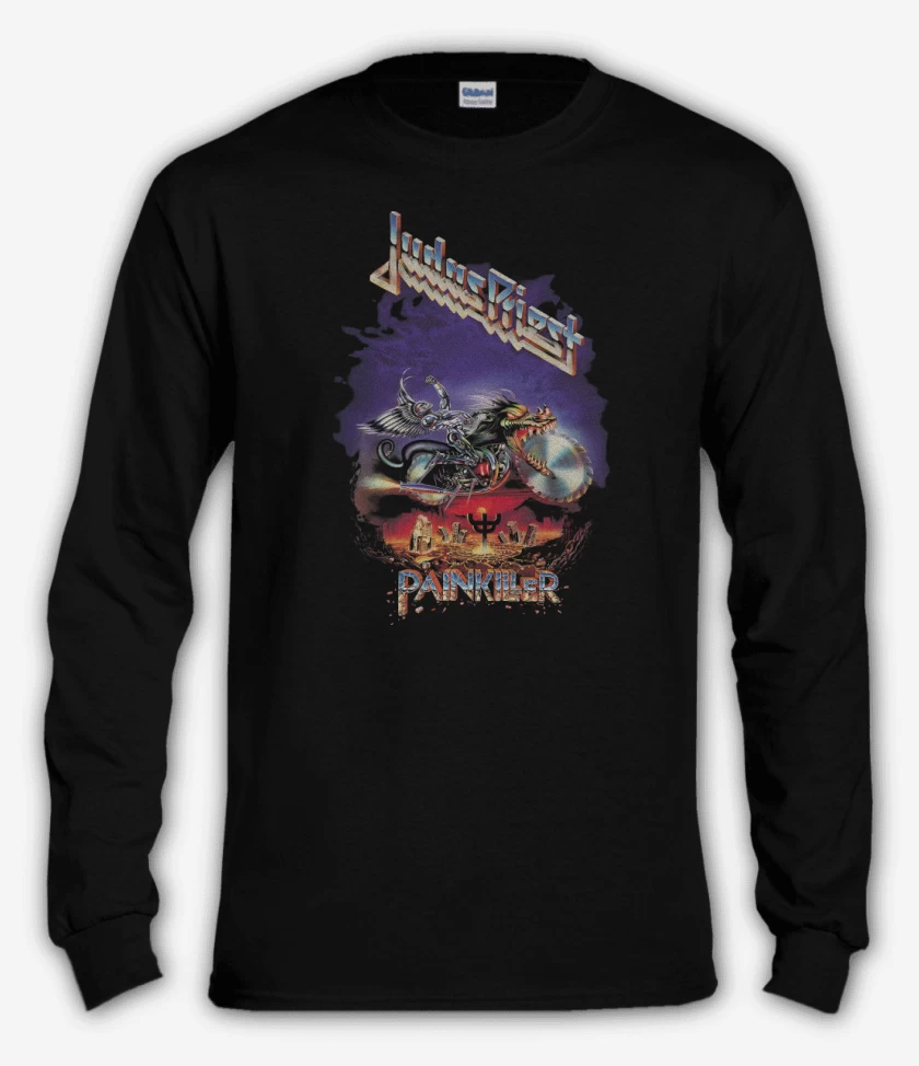 Polera manga larga Negro de Painkiller 