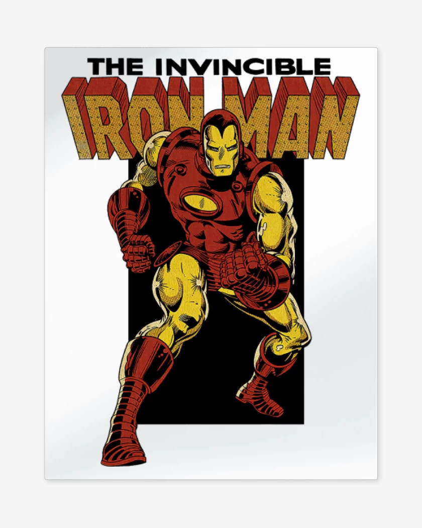 Print metalico Blanco de The Invincible