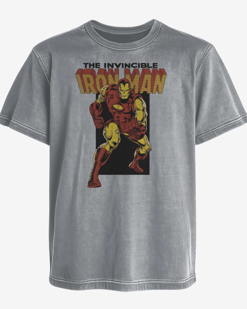 Polera desgastada The Invincible