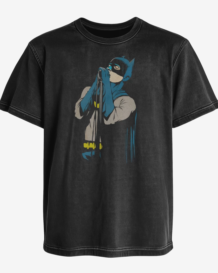 Polera desgastada Batcurtis