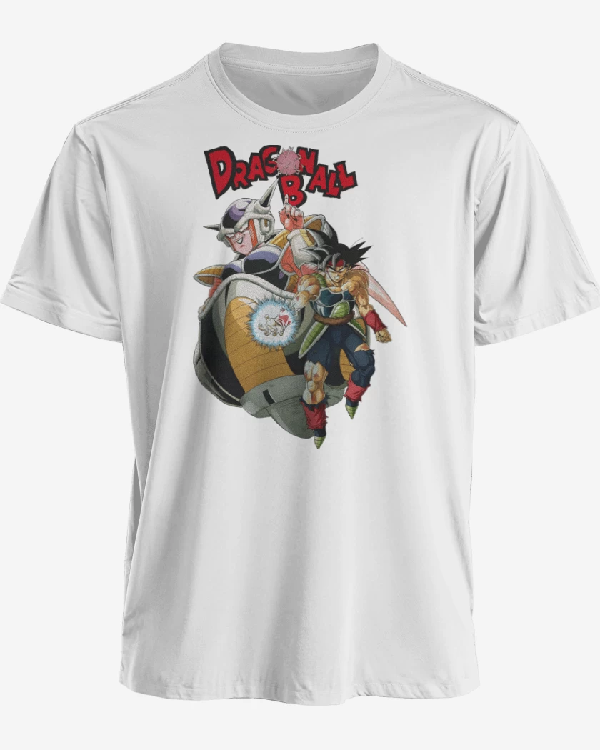 Polera premium Blanco de La Leyenda de Bardock
