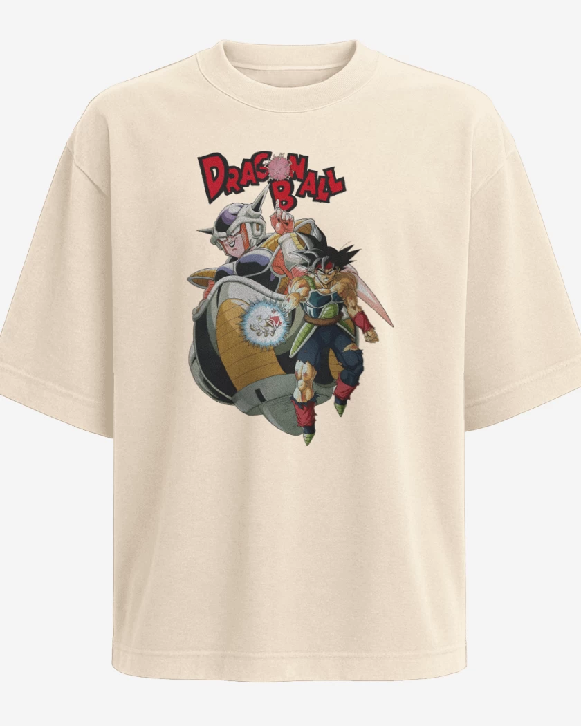 Polera Oversize Beige de La Leyenda de Bardock