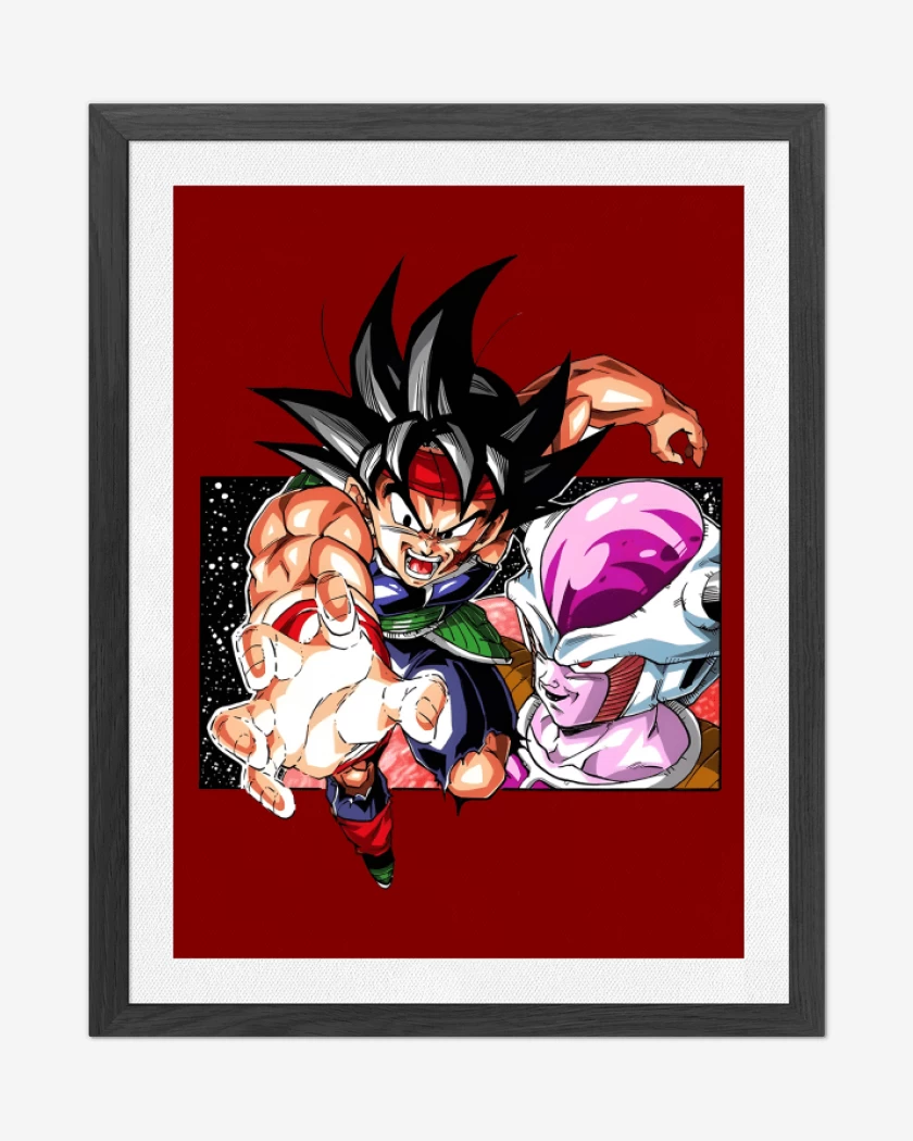 Cuadro decorativo Rojo de El Saiyajin Bardock 