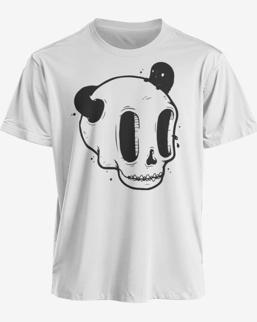 Polera premium Blanco de Black Skull