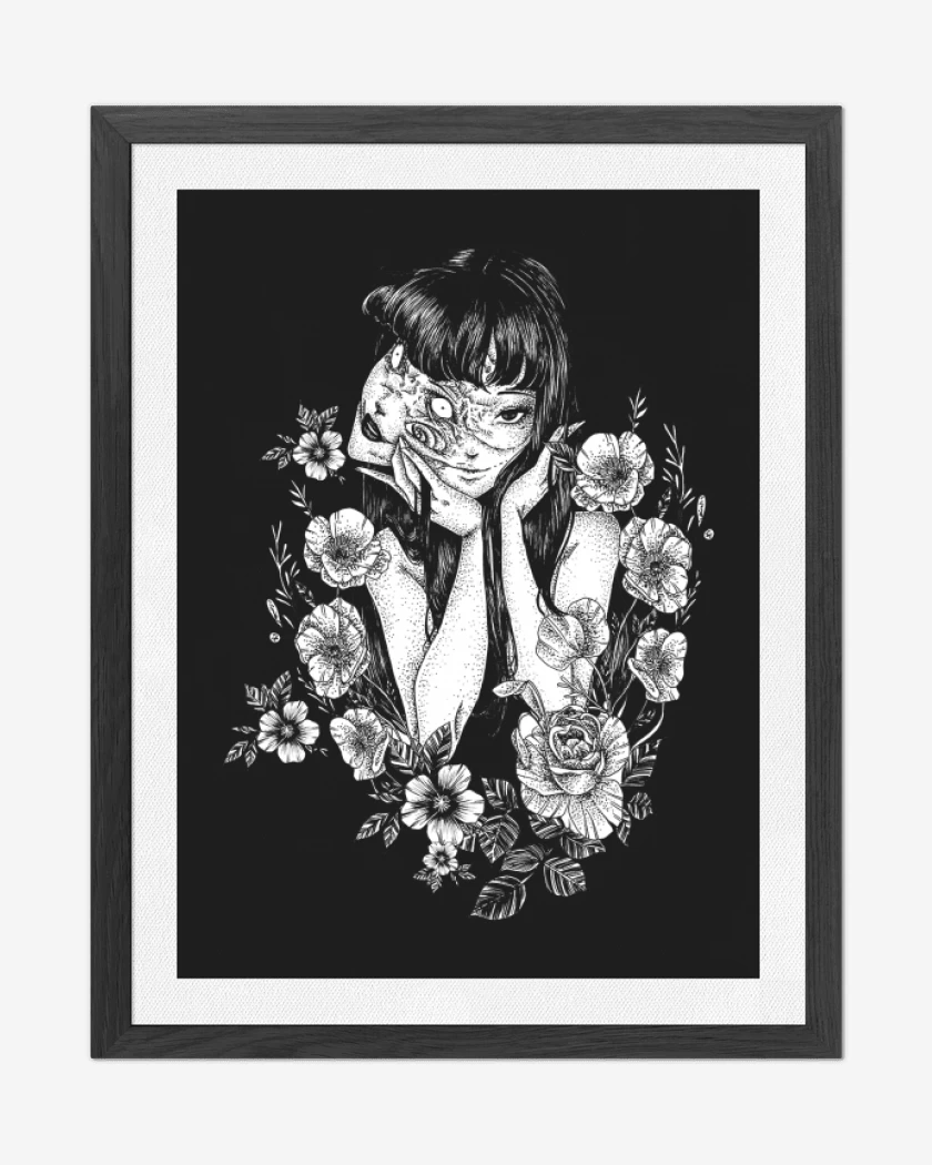 Cuadro decorativo Negro de Tomie