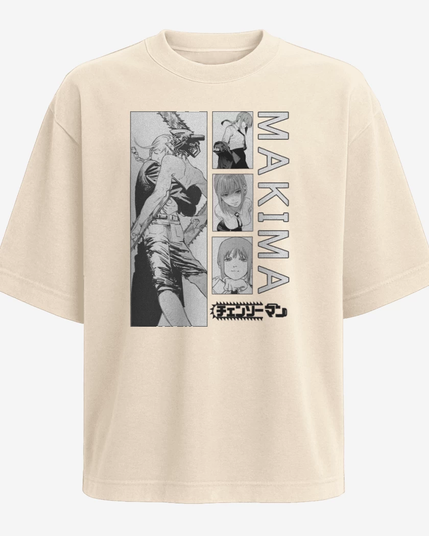 Polera Oversize Demonio Makima