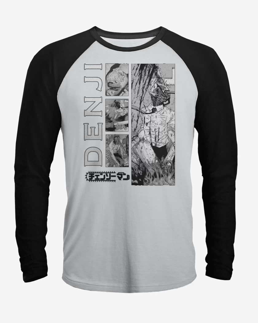 Polera Raglan Demonio Denji