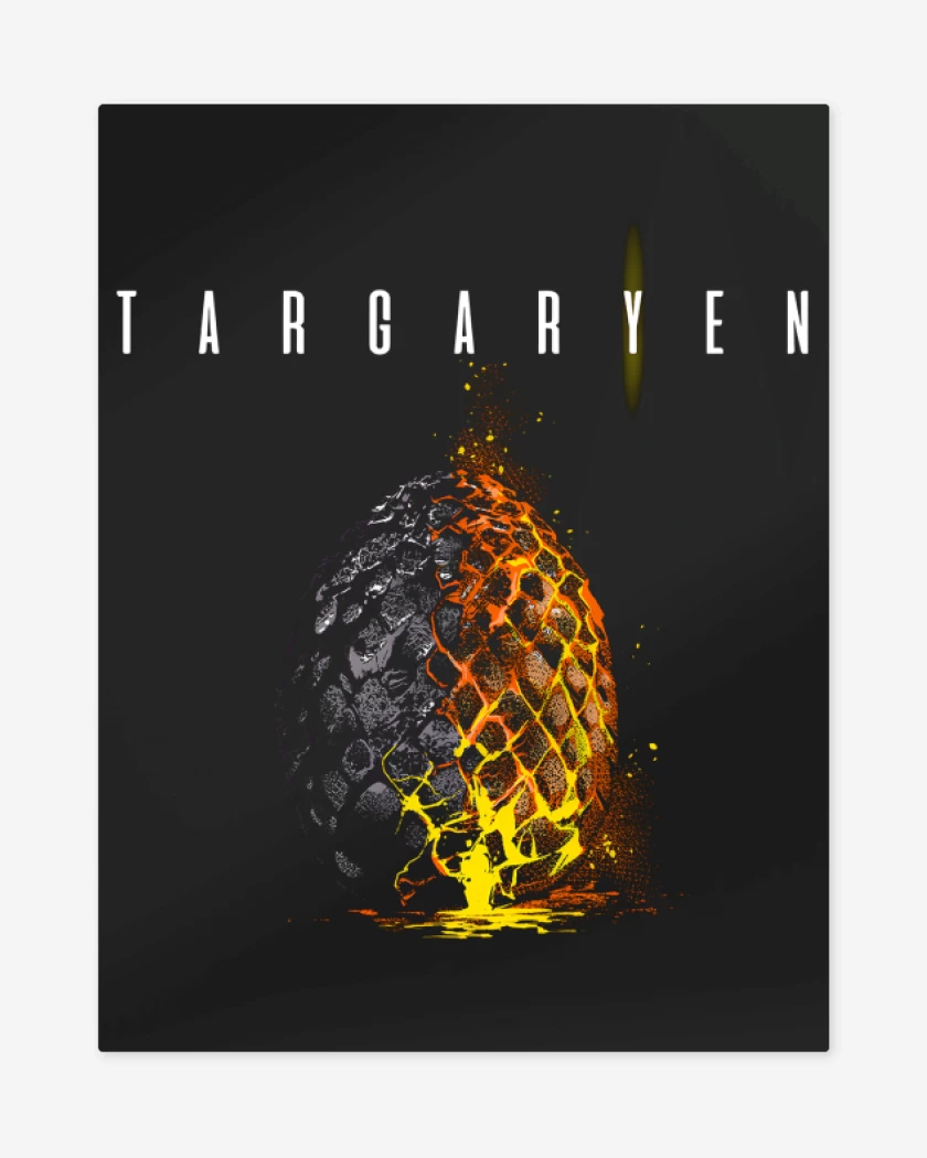 Print metalico Negro de Targalien