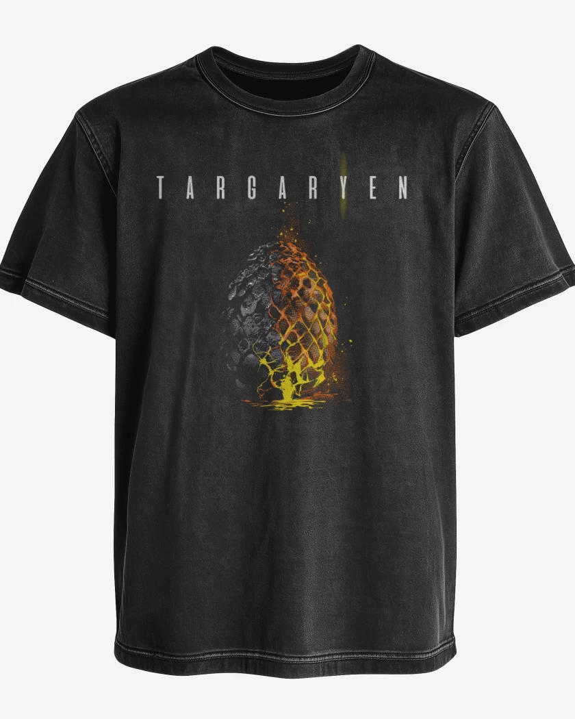Polera desgastada Negro de Targalien