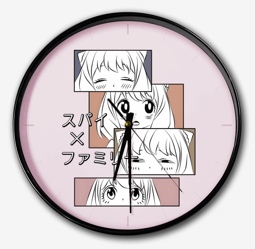 Reloj Rosa Pastel de Anya Forger 3