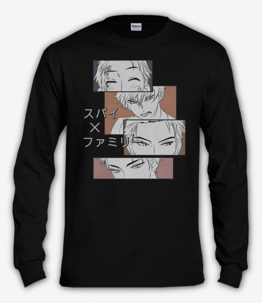 Polera manga larga Negro de Loid Forger