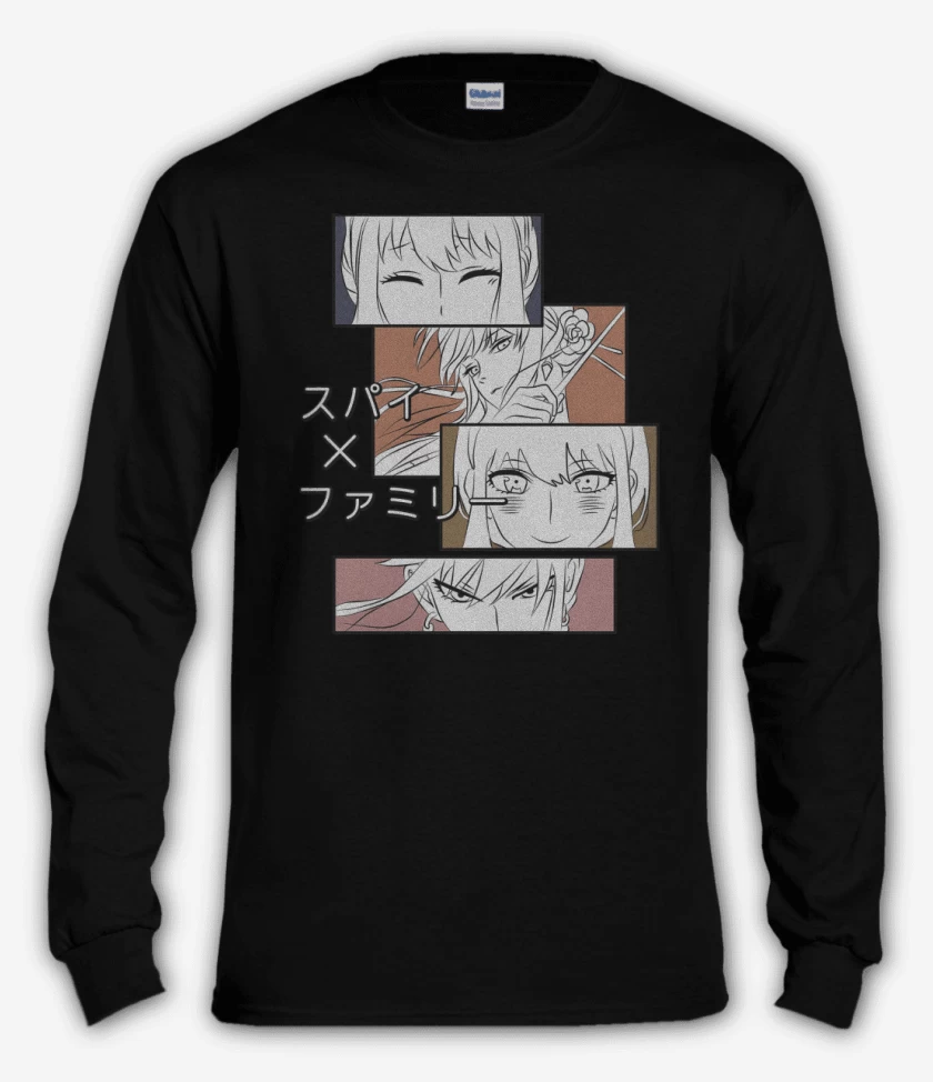 Polera manga larga Negro de Yor Forger
