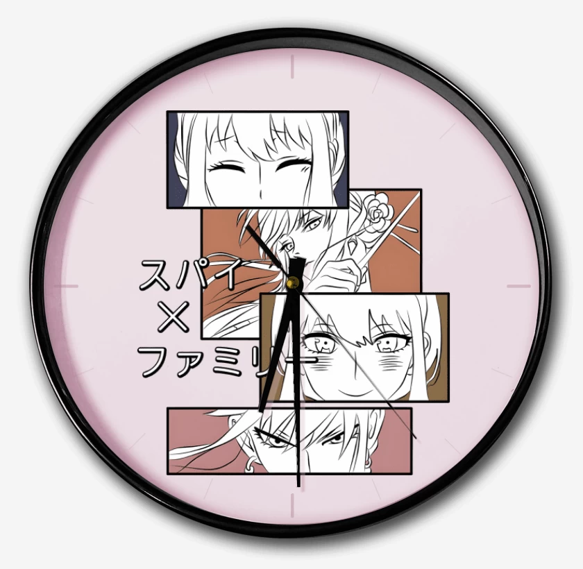Reloj Rosa Pastel de Yor Forger