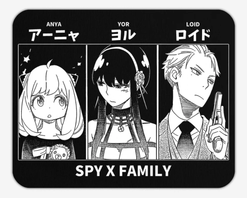 Mousepad Anya x Yor x Loid