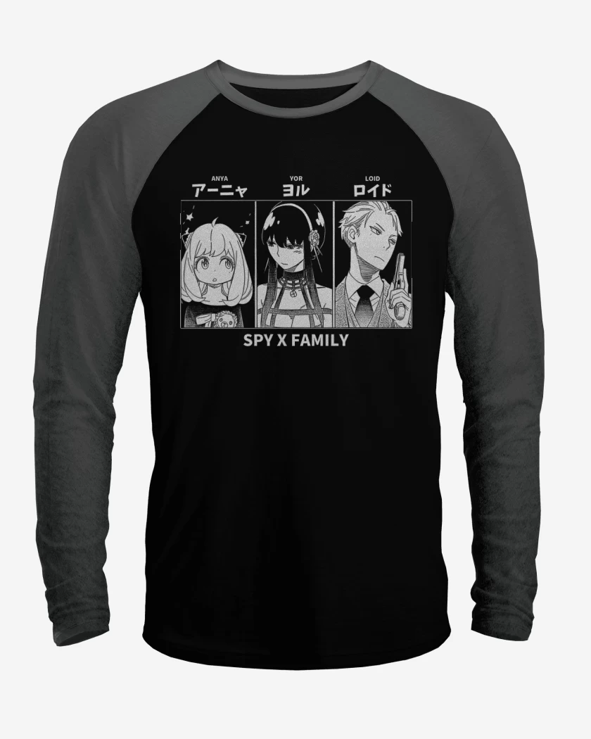 Polera Raglan Anya x Yor x Loid