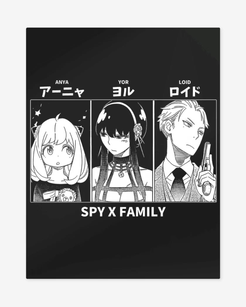 Print metalico Anya x Yor x Loid