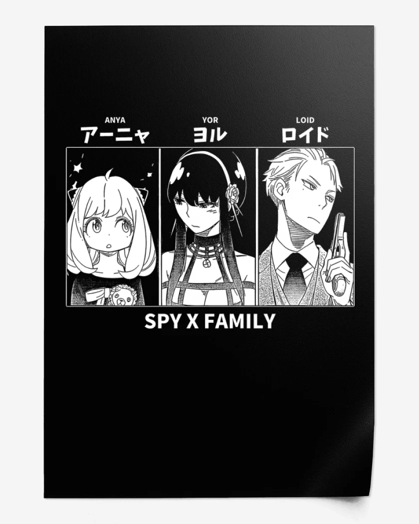 Print Anya x Yor x Loid