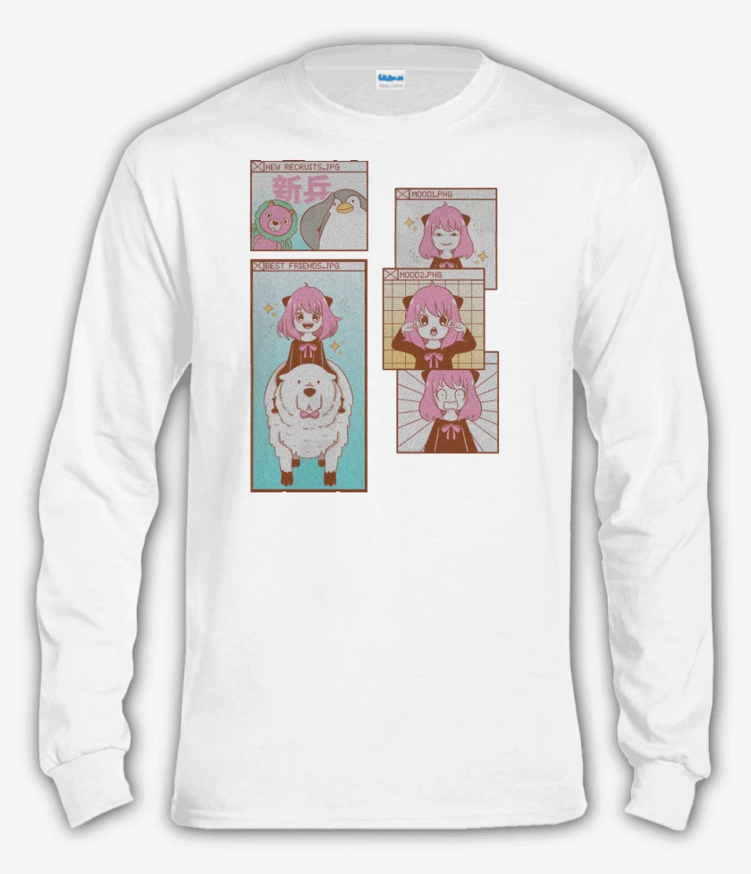 Polera manga larga Blanco de Anya Moods