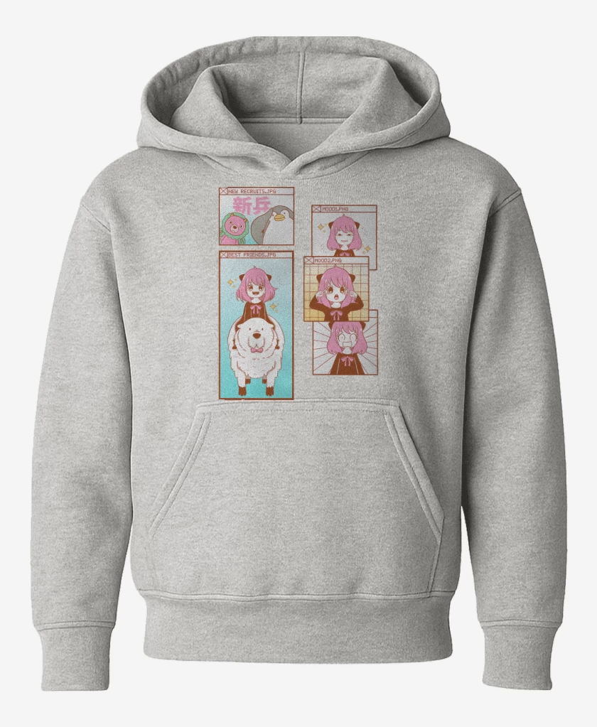 Poleron de niño Gris Melange de Anya Moods