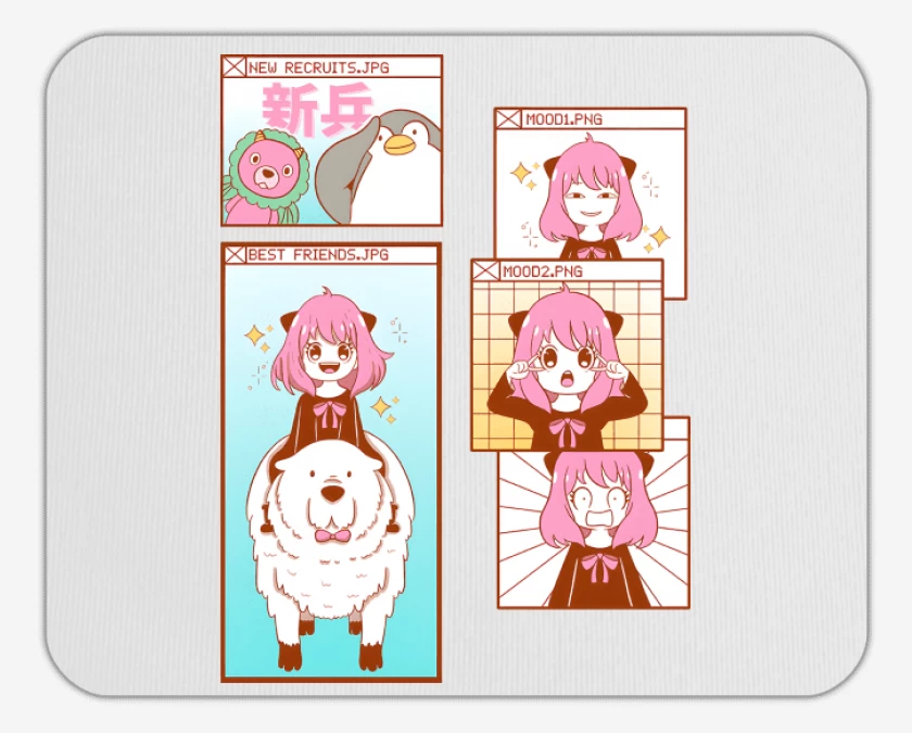 Mousepad Anya Moods