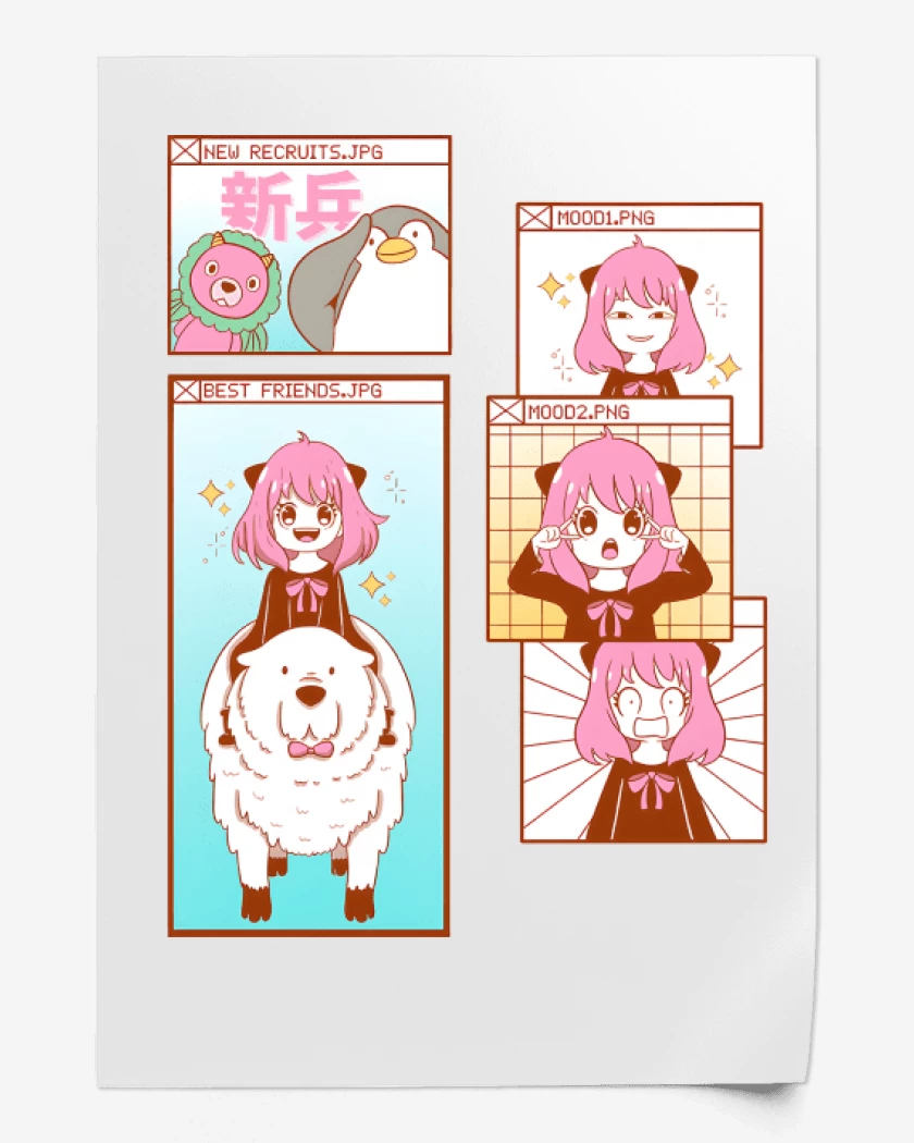 Print Anya Moods