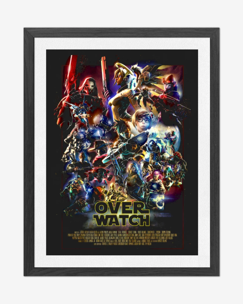 Cuadro decorativo Negro de Over Wars